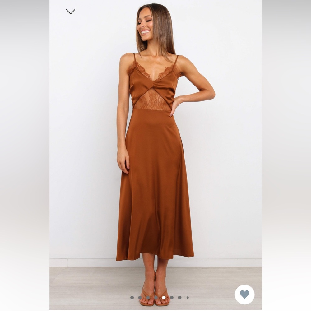 Petal and Pup Rust Ariel Dress